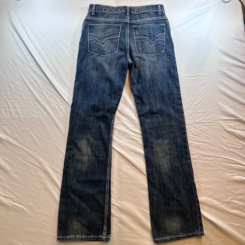 Wrangler 20X Competition Boys Jeans 16 Regular Dark Wash Straight Leg 1042BWXCL
